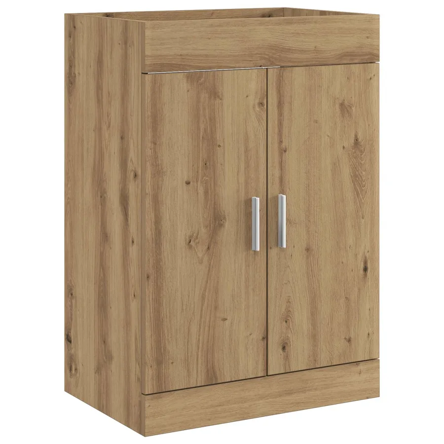 Ensemble de mobilier de salle de bain Chêne artisanal - 4