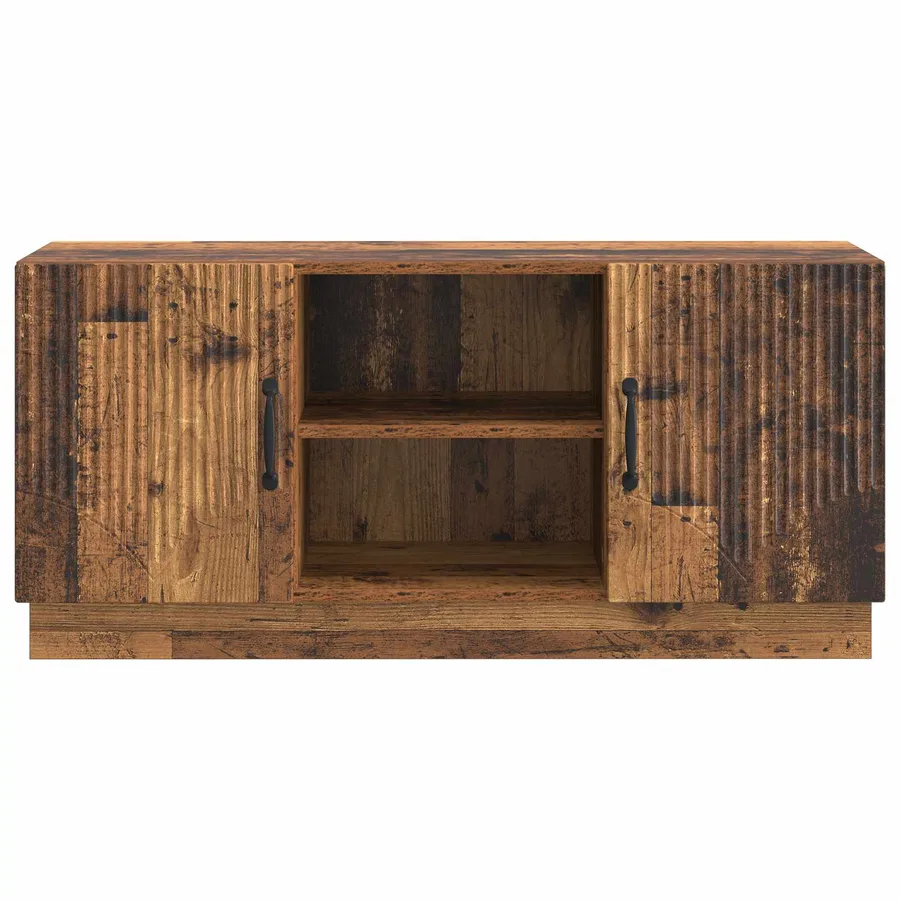 Meuble TV Bois ancien 102 x 34,5 x 47 cm Bois d'ingénierie - 6