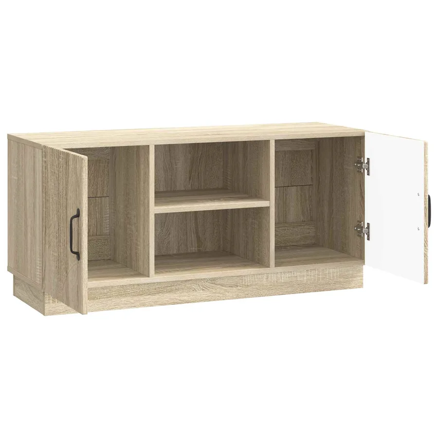 Meuble TV Chêne Sonoma 102 x 34,5 x 47 cm Bois d'ingénierie - 5