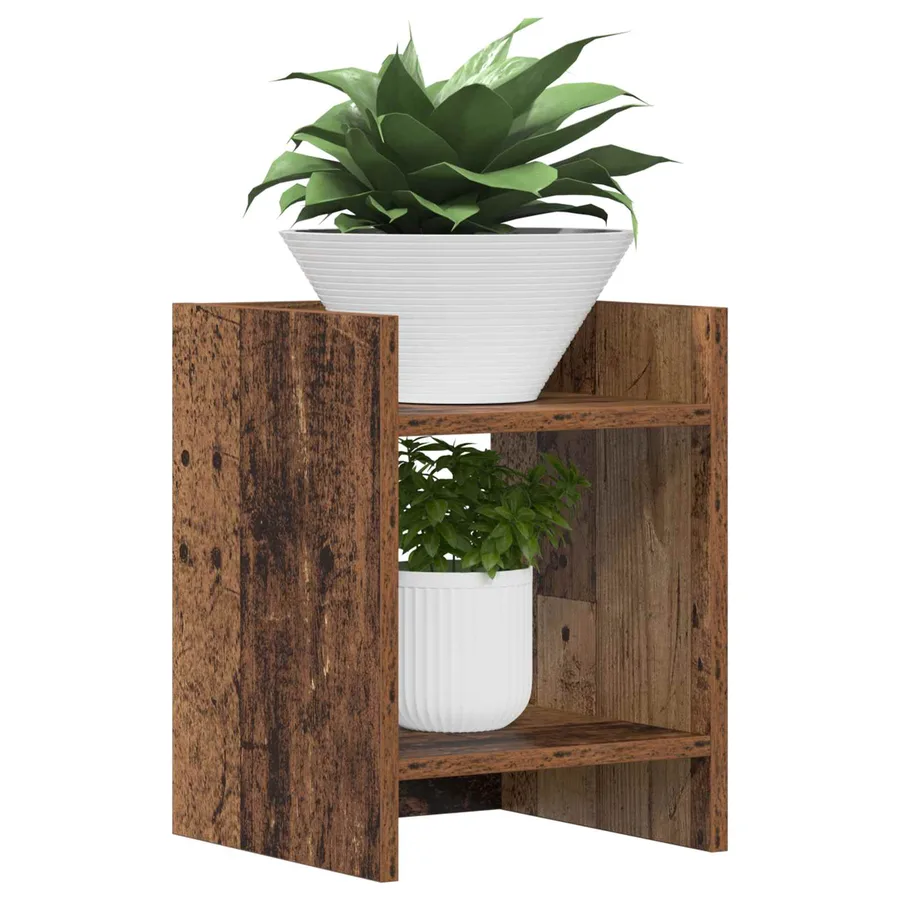 Support de Plante 2 pc Bois ancien 30 x 30 x 40 cm - 3