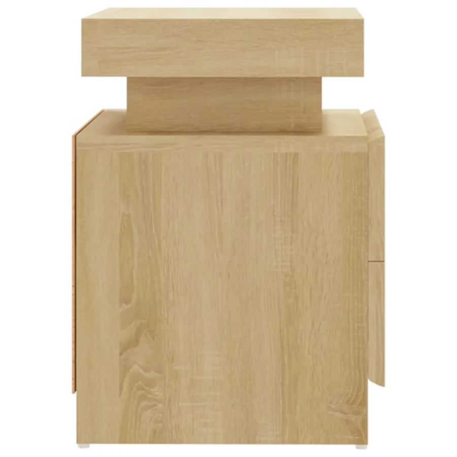 Table de chevet Chêne sonoma 45x35x52 cm Bois d'ingénierie - 5