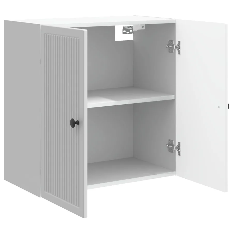 Armoire Murale Blanc brillant 59 x 31 x 60 cm Bois d'ingénierie - 3