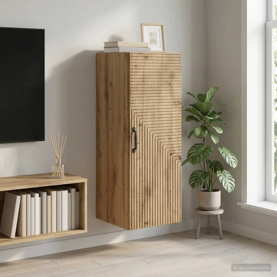 Armoire Murale 33 x 34,5 x 90 cm Bois d'ingénierie