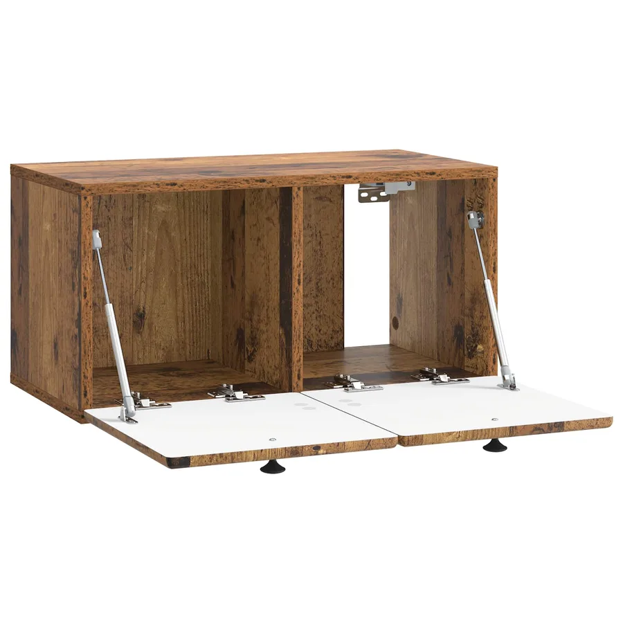 Meuble TV mural 59,5 x 31 x 30 cm Bois ancien Bois d'ingénierie - 5