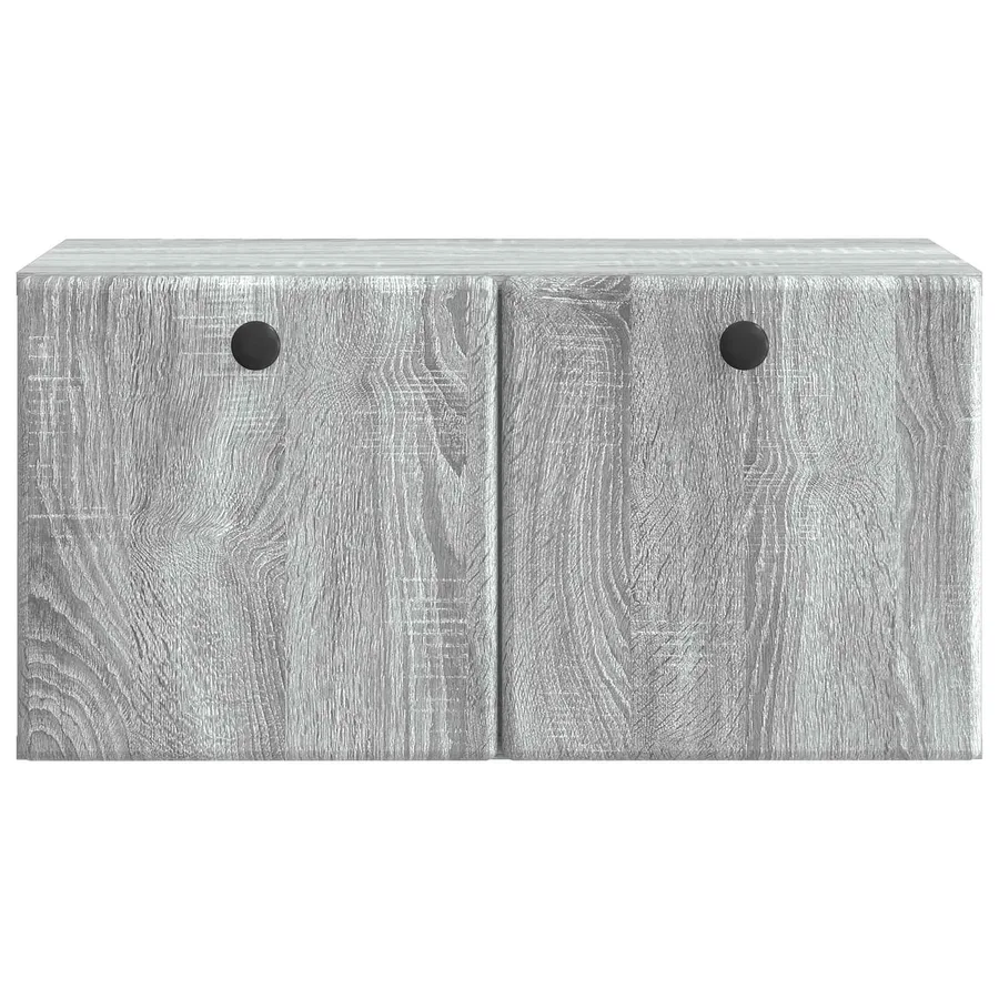 Meuble TV mural 59,5 x 31 x 30 cm Sonoma gris Bois d'ingénierie - 6