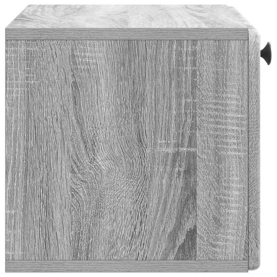 Meuble TV mural 59,5 x 31 x 30 cm Sonoma gris Bois d'ingénierie - 7