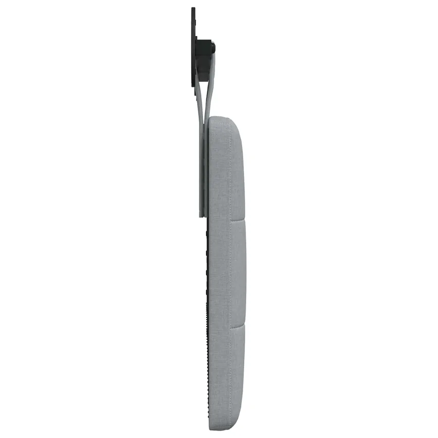 Tête de lit suspendue Gris clair Tissu - 6
