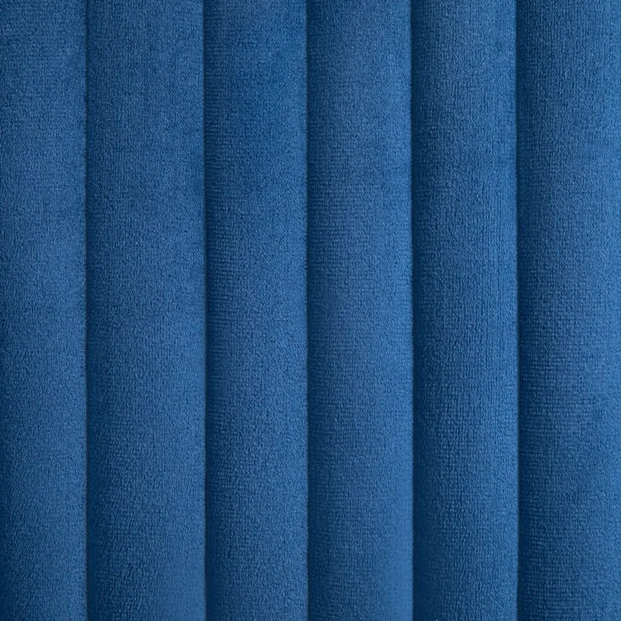 Chaises à manger lot de 6 bleu velours - 7