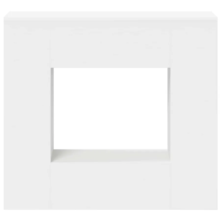 Table console 82 x 29 x 74 cm Blanc - 5