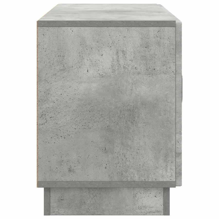 Meuble TV Gris béton 99 x 34,5 x 47 cm Bois d'ingénierie - 7