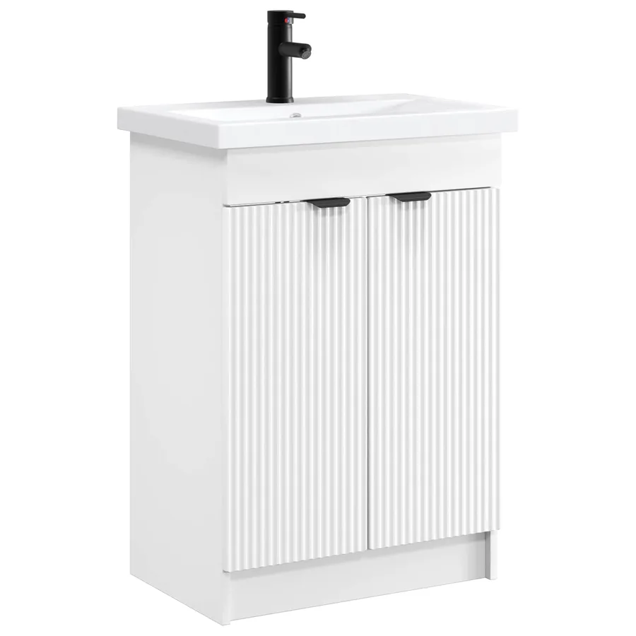 Ensemble de mobilier de salle de bain Blanc 78,5 x 37,5 x 81 cm - 2
