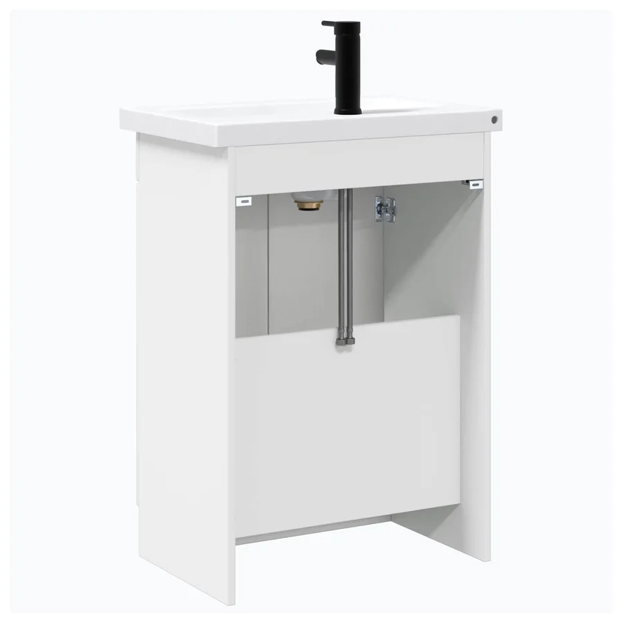 Ensemble de mobilier de salle de bain Blanc 78,5 x 37,5 x 81 cm - 7