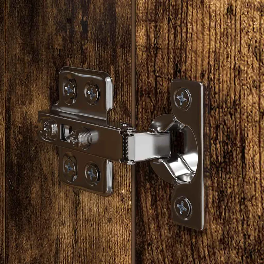 Ensemble de meubles TV 4 pcs Chêne fumé Bois d'ingénierie - 10
