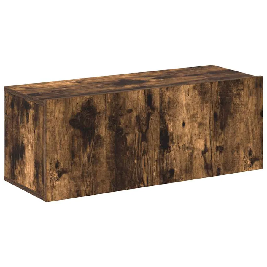 Ensemble de meubles TV 4 pcs Chêne fumé Bois d'ingénierie - 6