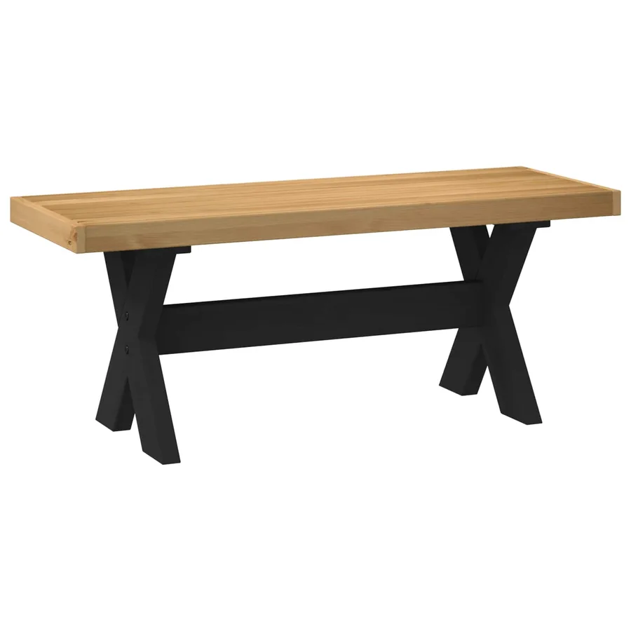 Banc de salle à manger NOAIN 120 x 41 x 45 cm Pin massif - 5
