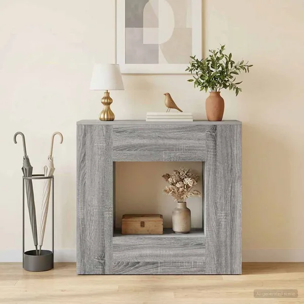 Table console 82 x 29 x 74 cm Gris