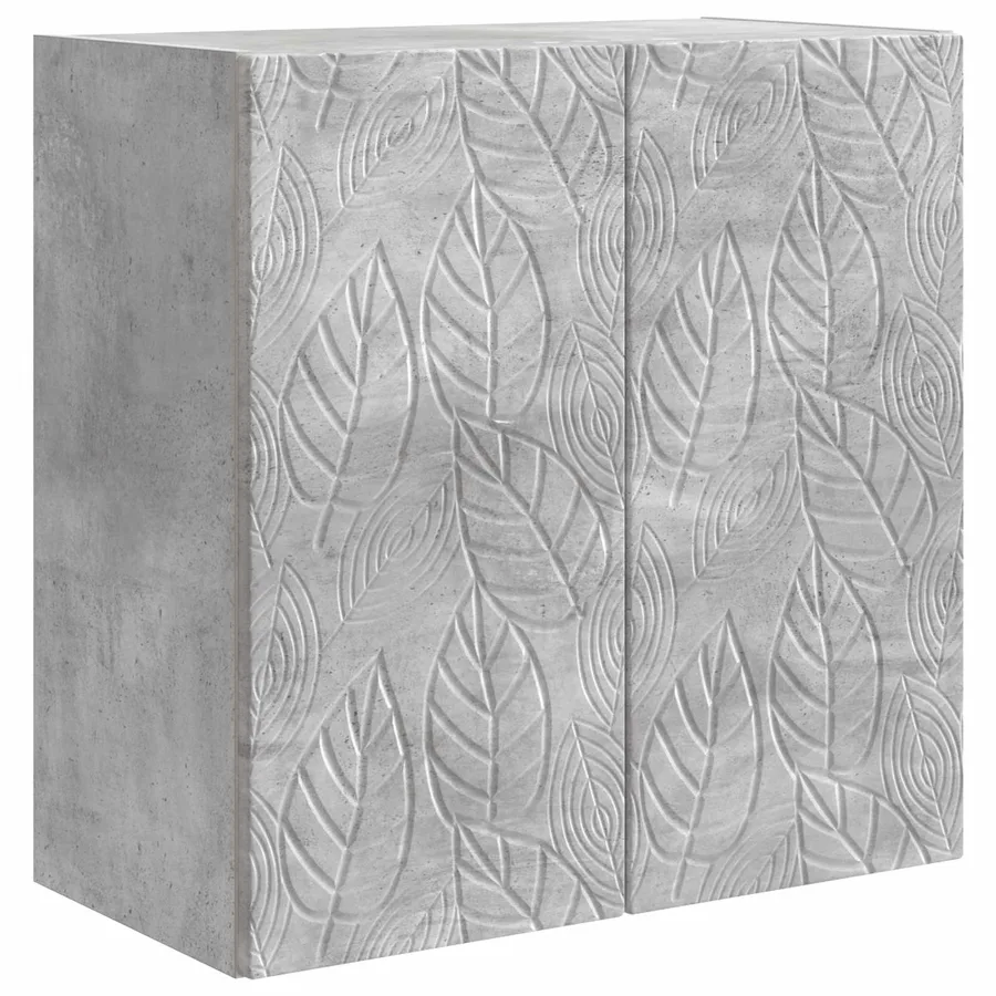 Armoire Murale Gris béton 59 x 31 x 60 cm Bois d'ingénierie - 2