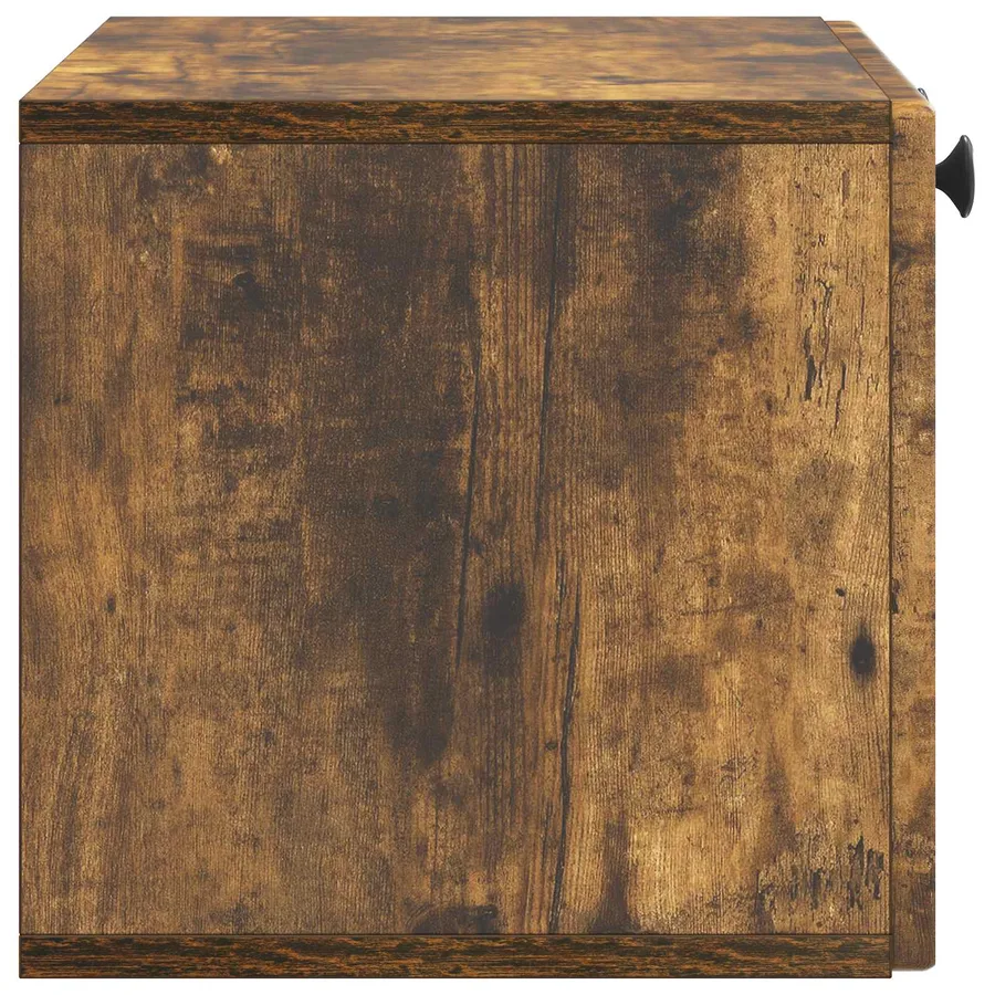 Meuble TV mural Chêne fumé 59,5 x 31 x 30 cm Bois d'ingénierie - 7