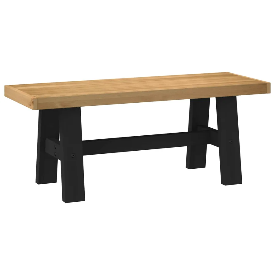 Banc de salle à manger NOAIN 120 x 41 x 45 cm Pin massif - 5