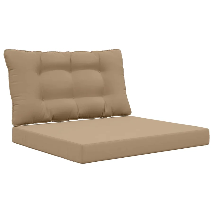 Coussin de canapé d'extérieur Polyester Taupe 80 x 68,5 x 8 cm - 2
