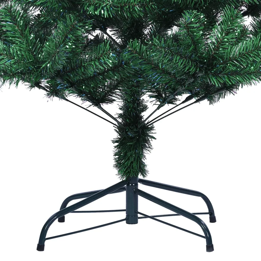 Sapin de Noël artificiel pointes iridescentes Vert 240 cm PVC - 6