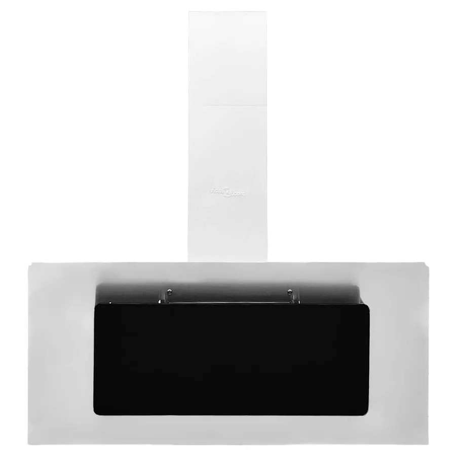 Hotte murale 90 cm Acier inoxydable et verre trempé Argenté - 3