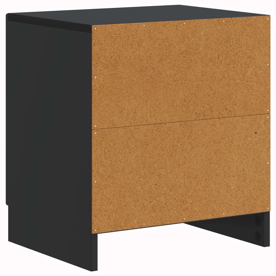 Cabinet de chevet 2 pcs Noir 43 x 34,5 x 47 cm - 10