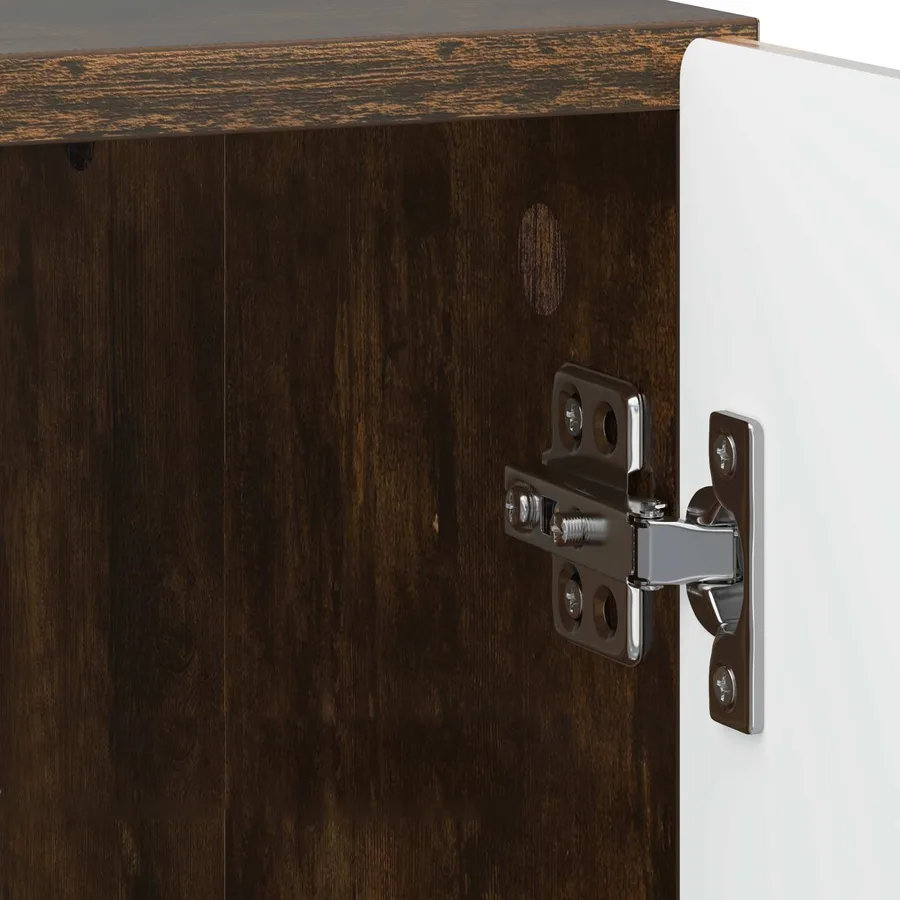 Cabinet de chevet 2 pcs Chêne fumé 43 x 34,5 x 47 cm - 11