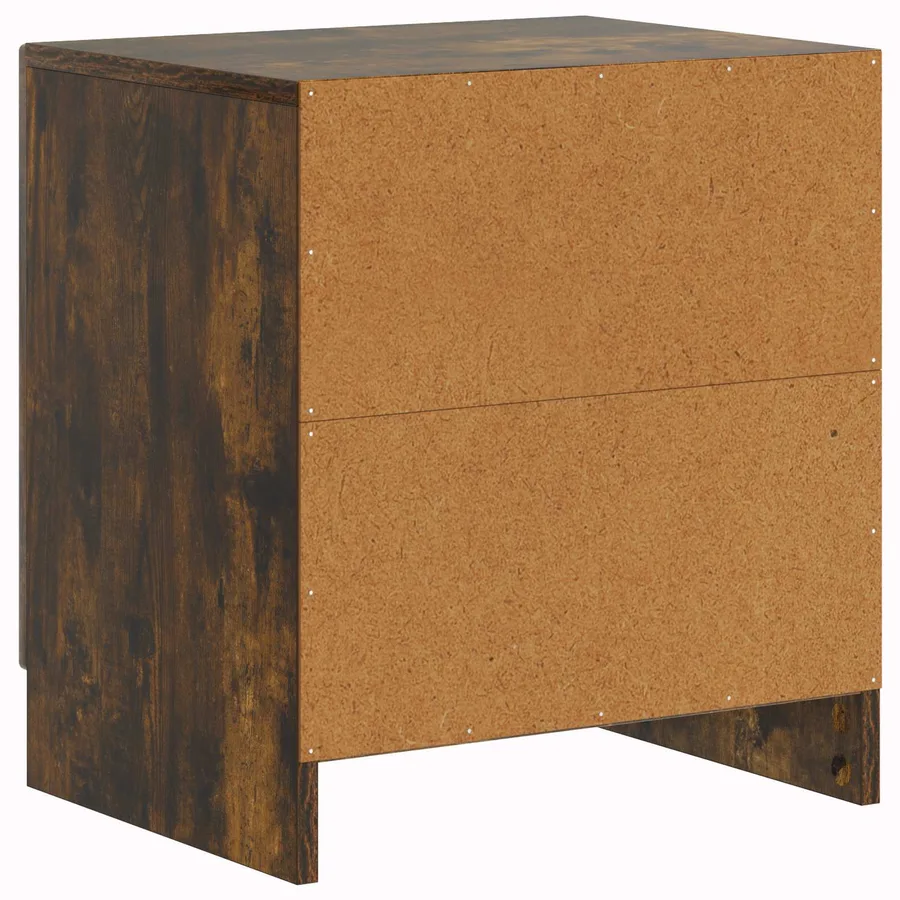 Cabinet de chevet 2 pcs Chêne fumé 43 x 34,5 x 47 cm - 9