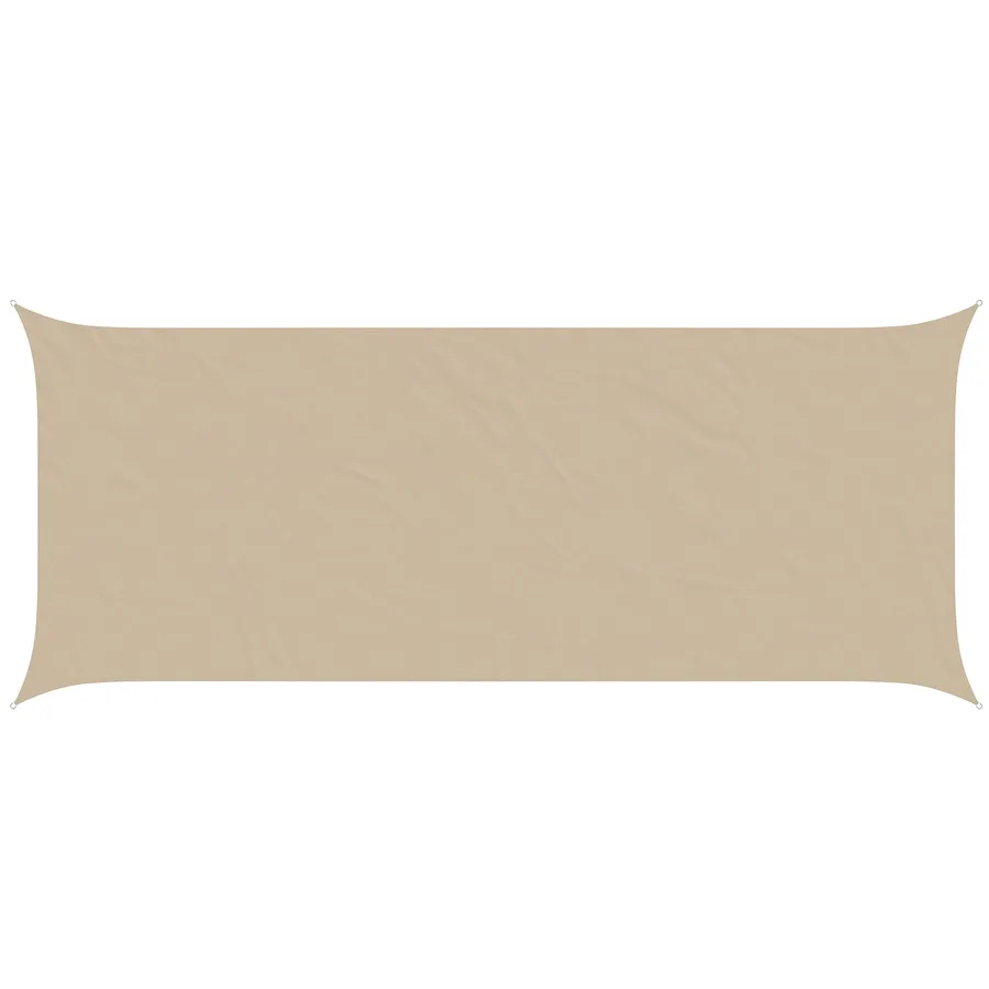 Voile d'ombre Beige 6 x 2,5 m 100 % polyester Oxford - 2
