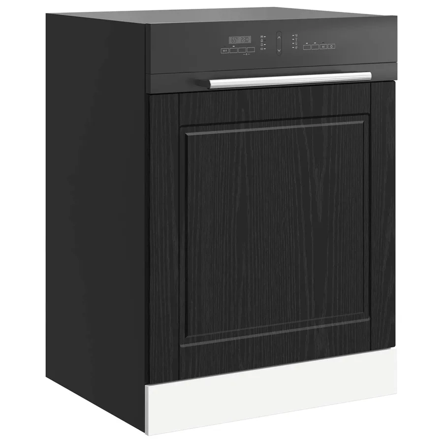 Panneau de lave-vaisselle PORTO Chêne noir 60 x 1,5 x 57 cm - 3