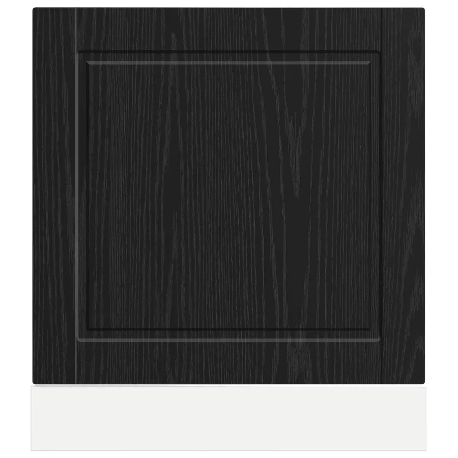 Panneau de lave-vaisselle PORTO Chêne noir 60 x 1,5 x 57 cm - 4