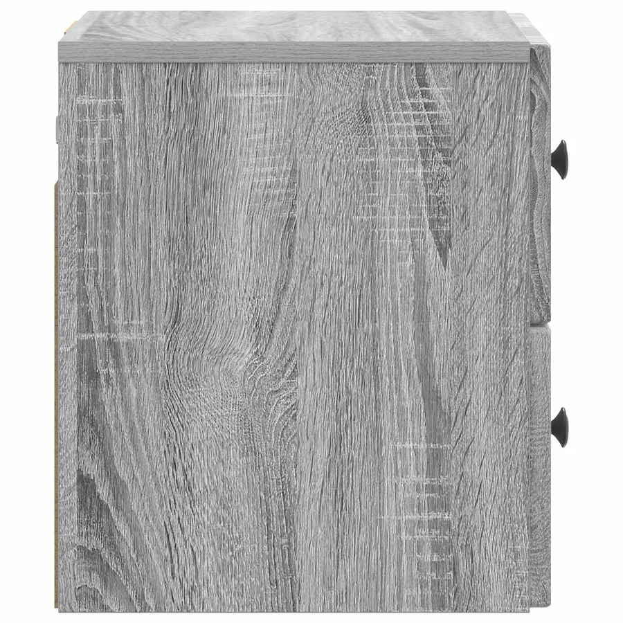 Cabinet de chevet mural Sonoma gris 33 x 34,5 x 40 cm - 6