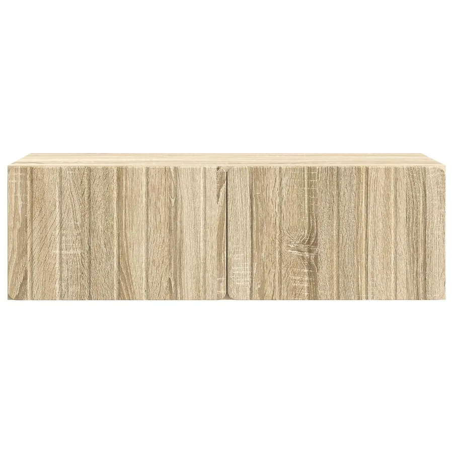 Meuble TV mural 98 x 41 x 30 cm Chêne Sonoma Bois d'ingénierie - 6