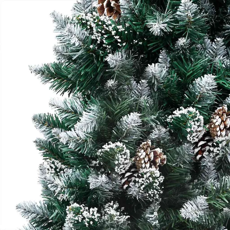 Arbre de Noël artificiel avec LED/boules pommes de pin 150cm - 2