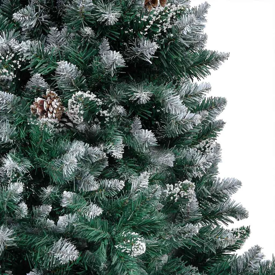 Arbre de Noël artificiel avec LED/boules pommes de pin 150cm - 3