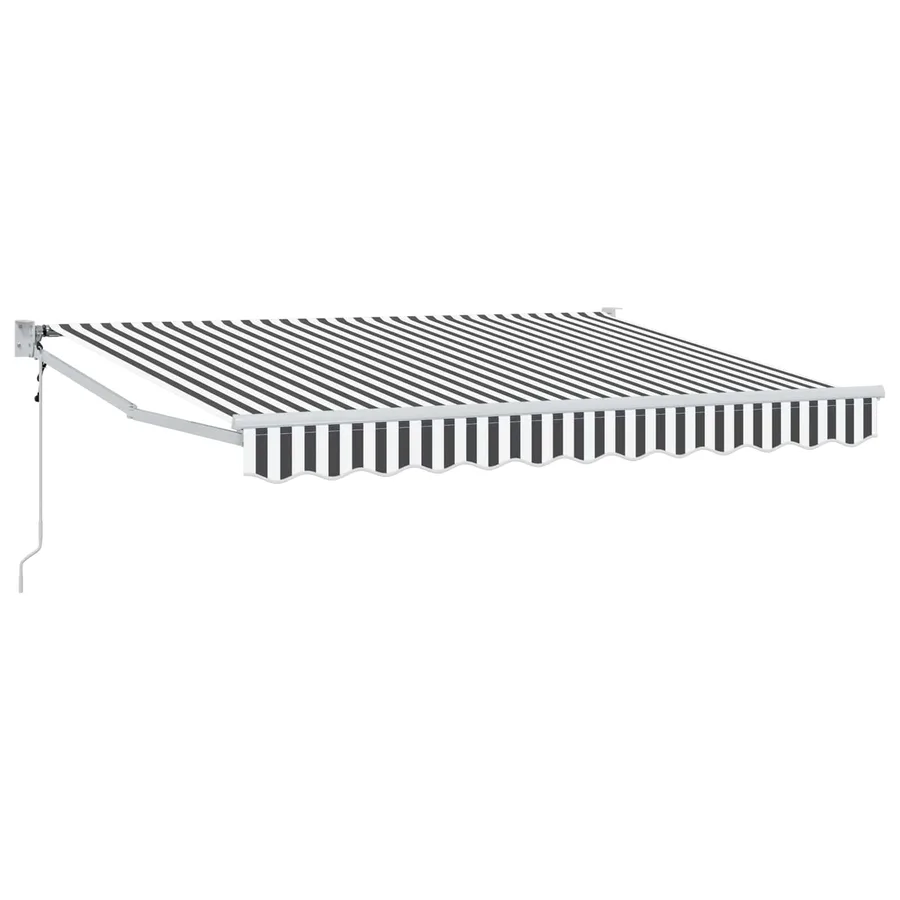 Auvent rétractable Anthracite et blanc 2,5 x 2 m - 2