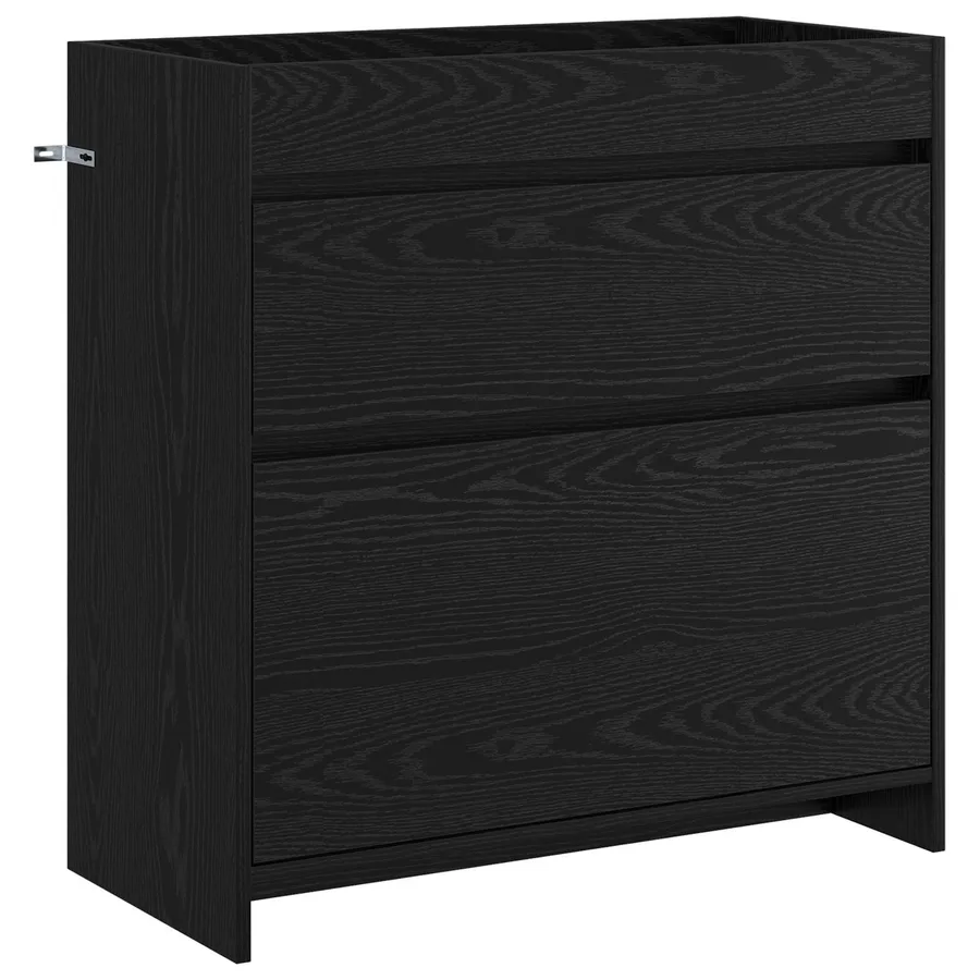 Ensemble de mobilier de salle de bain Chêne noir - 4