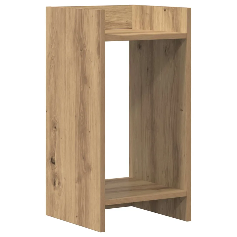 Support de Plante 2 pc Chêne Artisanal 30 x 30 x 60 cm - 5
