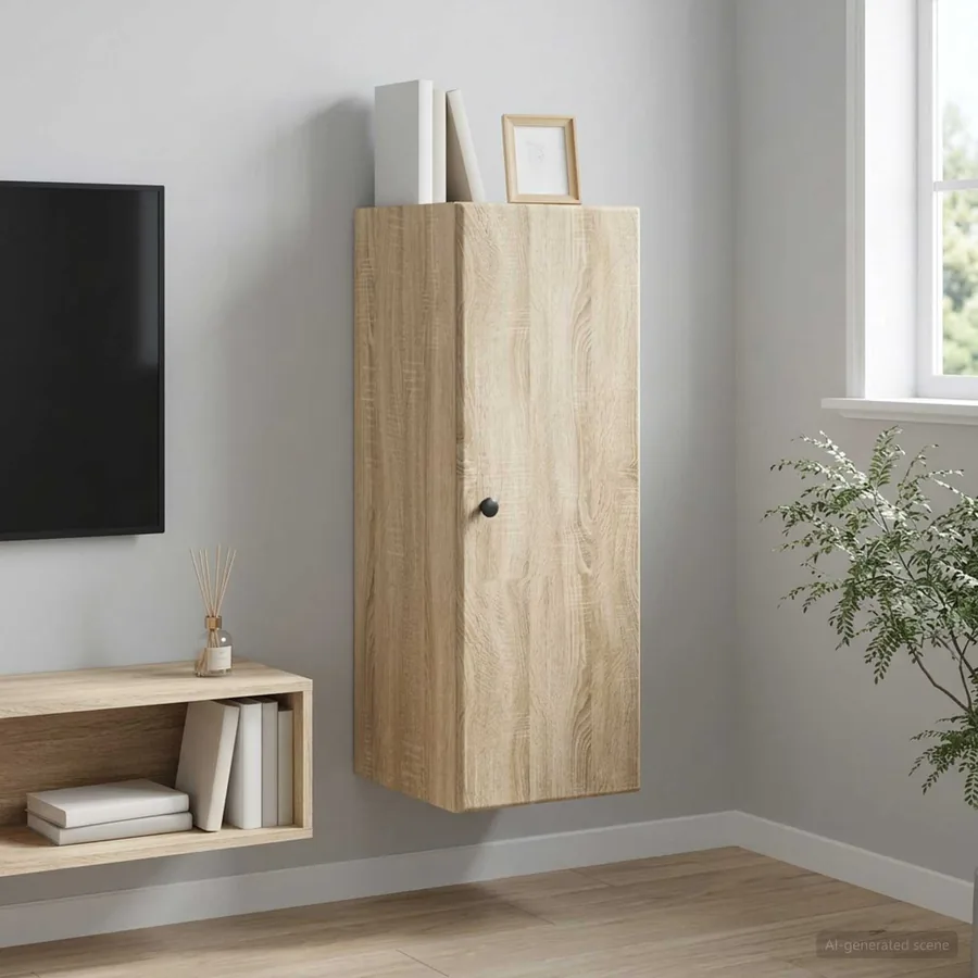 Armoire Murale Chêne Sonoma 33 x 34,5 x 90 cm Bois d'ingénierie