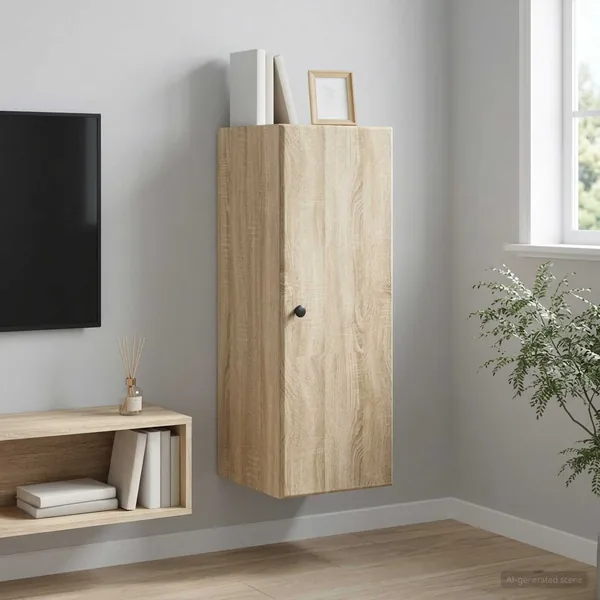 Armoire Murale Chêne Sonoma 33 x 34,5 x 90 cm Bois d'ingénierie