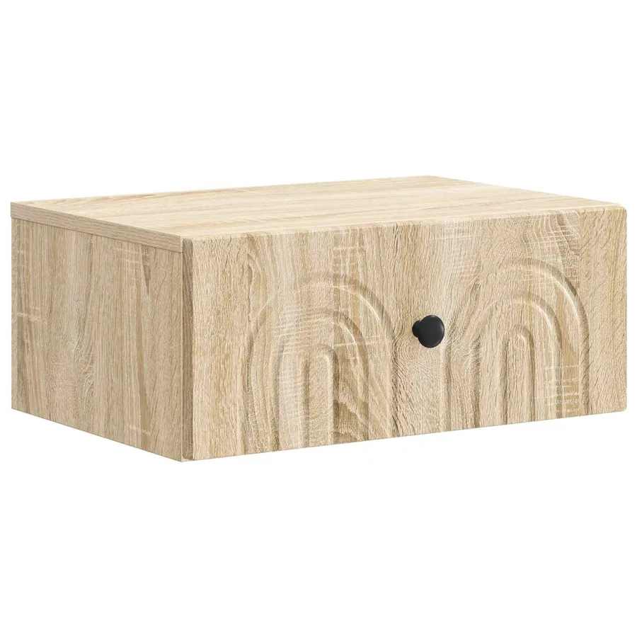 Cabinet de chevet mural Chêne Sonoma 49 x 34,5 x 20 cm - 2