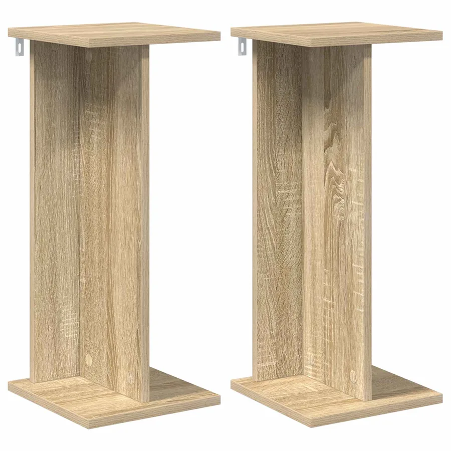 Support de Plante 2 pc Chêne Sonoma 25 x 25,5 x 60,5 cm - 2
