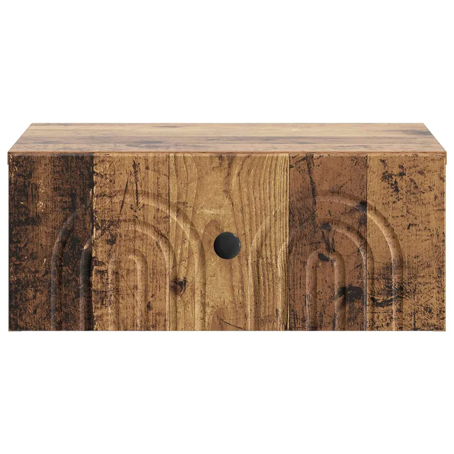 Cabinet de chevet mural Bois ancien 49 x 34,5 x 20 cm - 5