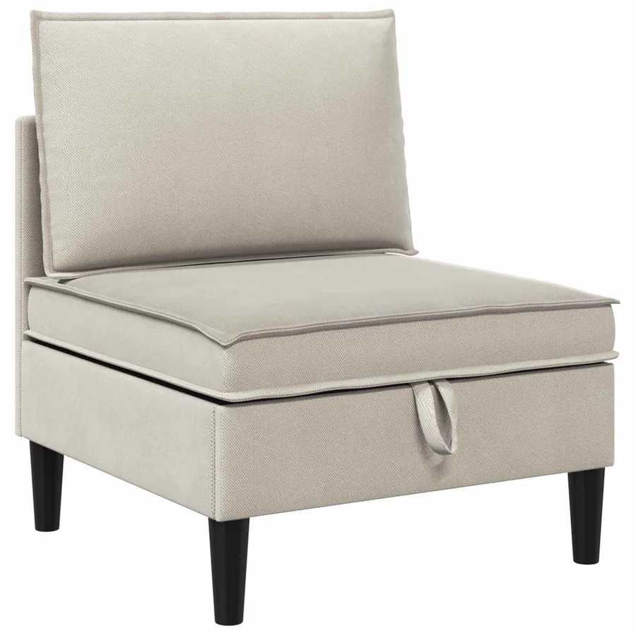 Ensemble de meubles pour le salon 4 pcs Avoine Tissu - 5
