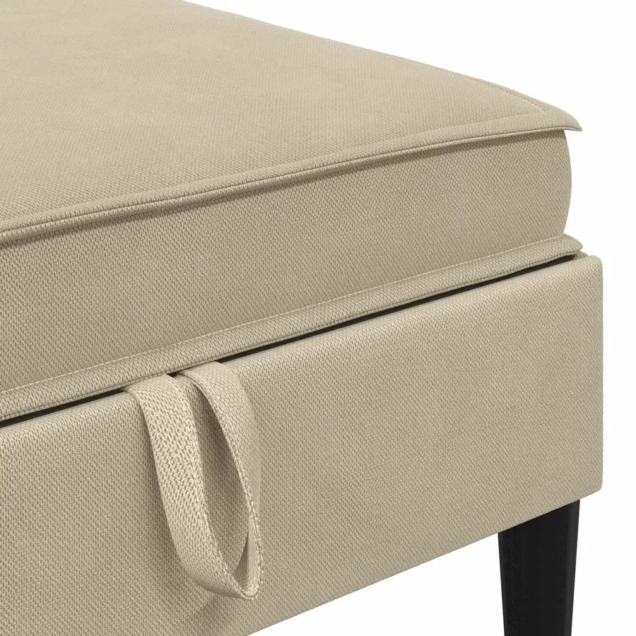 Ensemble de meubles pour le salon 5 pcs Sable Tissu - 7