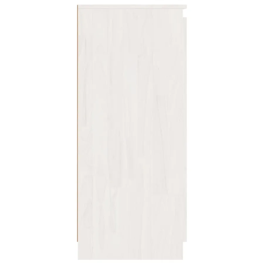 Armoires latérales 3 pcs blanc Bois de pin massif - 5