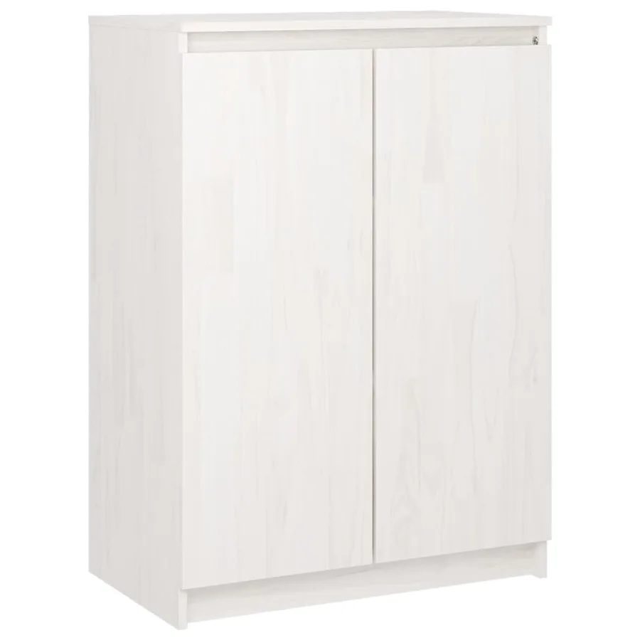 Armoires latérales 3 pcs blanc Bois de pin massif - 6