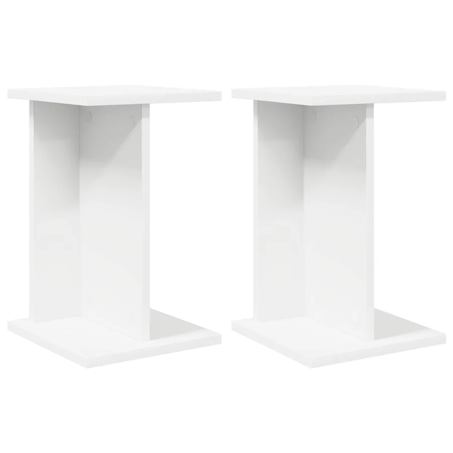 Support de Plante 2 pc Blanc 25 x 25,5 x 40,5 cm - 2