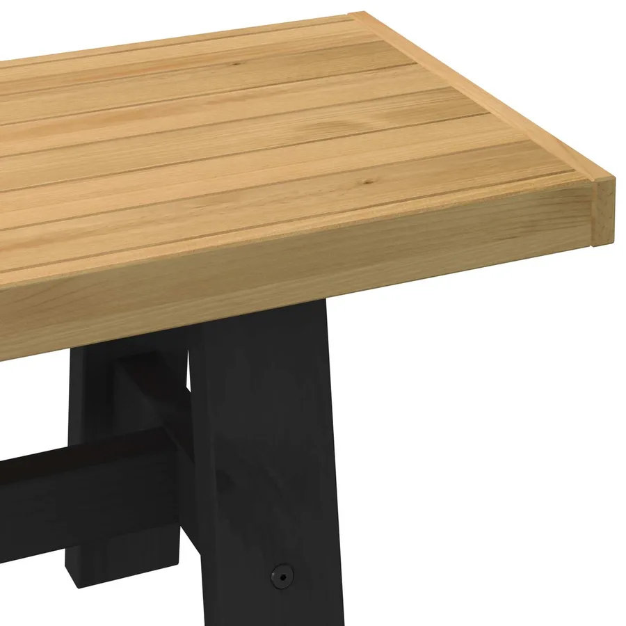 Banc de salle à manger NOAIN 160 x 41 x 45 cm Pin massif - 7